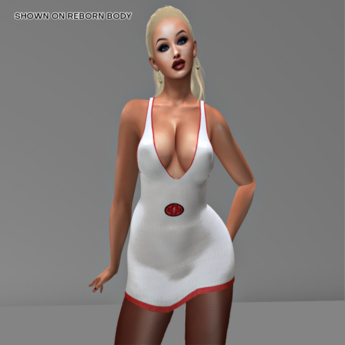 Second Life Marketplace - Sexy Nurses Dress For STAR Body